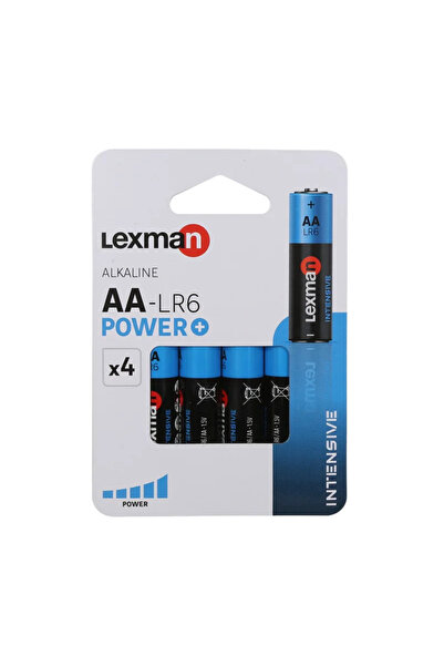 Lexman Εντατικές αλκαλικές μπαταρίες AA (σετ 4 τεμαχίων)