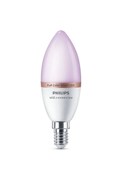 OEM LED крушка Philips, E14, C37, 4.9 W, 470 lm, RGB, Wi-Fi