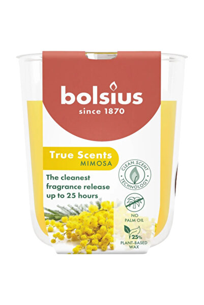 OEM Αρωματικό κερί σε γυάλινο δοχείο, άρωμα μιμόζας