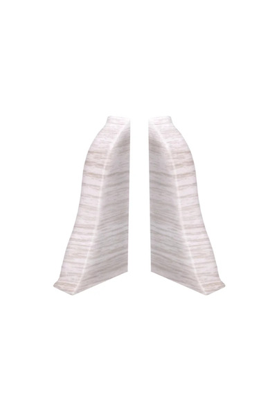 OEM Terminatii pentru plinta PVC, 55 mm, Artens Aspen 55.108, stejar, 2 buc/p...