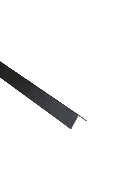 STANDERS Γωνία PVC, 20 X 20 X 1 mm, L = 1 μέτρο, ματ μαύρο