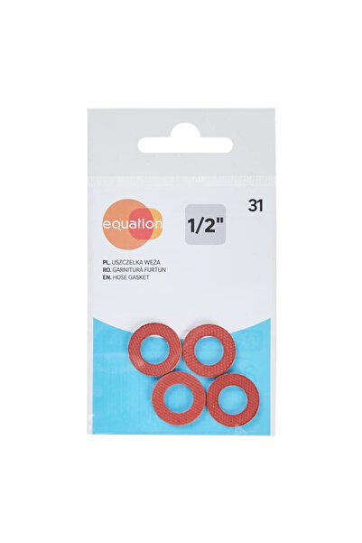 EQUATION Garnituri etansare Equation, pentru furtun, fibra, 1/2" (set 4 buc)