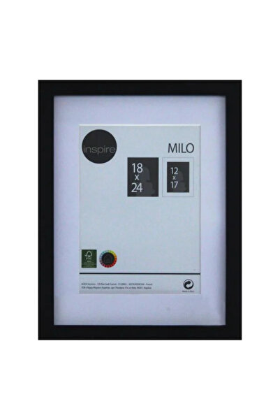 Inspire Rama foto Milo, 18 x 24 cm, lemn, negru