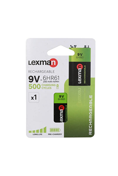 Lexman Acumulator 6HR61 9V, 200 mAh, 1 buc