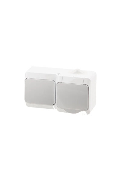 OEM Διακόπτης και πρίζα Schneider Cedar Μονό τύπου, Αδιάβροχο, επιτοίχιας τοπ...