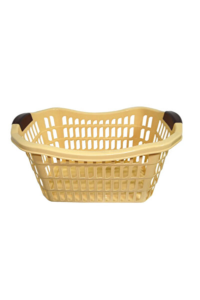 OEM Laundry basket 50 L, cream, with handles
