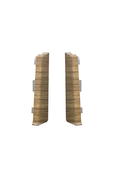 OEM Terminatii pentru plinta PVC, 70 mm, Artens Bourbon, 70.10, stejar, 2 buc...