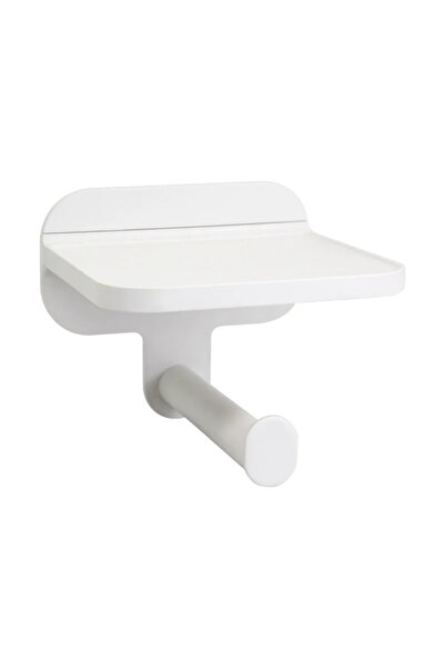 sensea Suport hartie igienica Easy, din plastic, fixare prin gaurire, alb mat