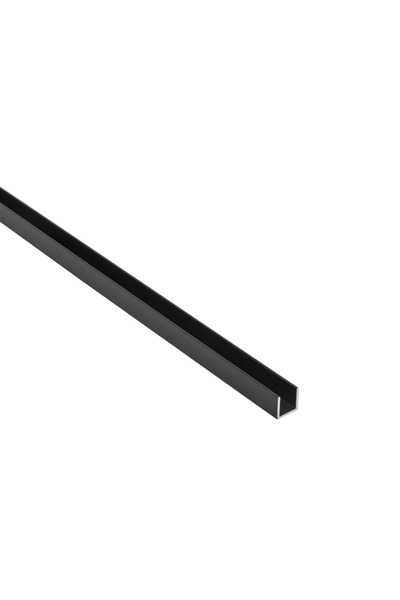 STANDERS Προφίλ U από βουρτσισμένο ανοδιωμένο αλουμίνιο, 10 x 10 x 1 mm, L = ...