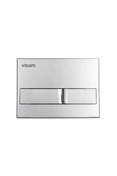 OEM Πλάκα έκπλυσης Simplo, για εντοιχισμένο καζανάκι τουαλέτας, χρώμιο