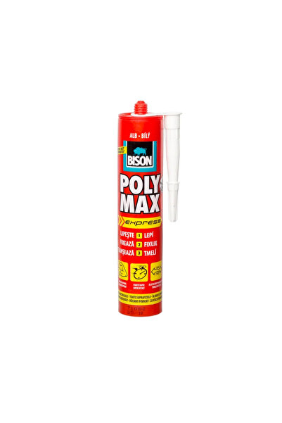 OEM Adeziv Bison Poly Max, de asamblare si montaj, 425 g, alb