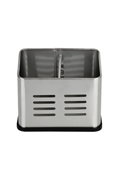 OEM Βάση μαχαιροπίρουνων, Delinia, μεταλλική, 15,8 x 9 x 13 εκατοστά, γκρι