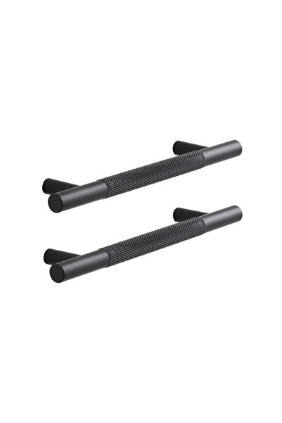 Inspire Λαβή επίπλων Axel, 128 mm, αλουμίνιο, μαύρο, ματ φινίρισμα