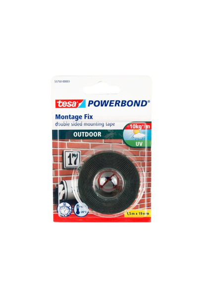 OEM Αυτοκόλλητη ταινία διπλής όψης Tesa, για εξωτερική τοποθέτηση, 19 mm x 1,...