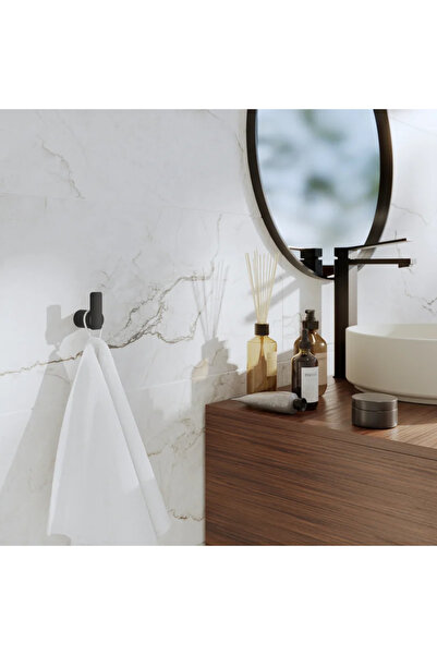 sensea Ράφι πετσετών μπάνιου, Neo, 1 κρεμάστρα, ατσάλι, κούμπωμα με τρυπάνι, ...