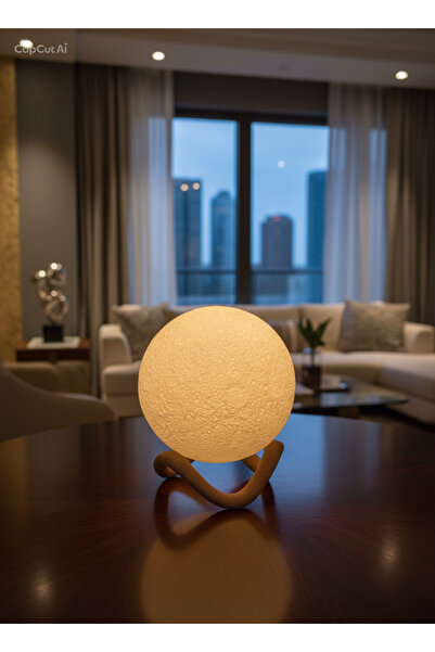Multicraft Modern Wave Designed-Moon Lamp