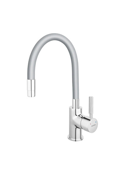 OEM Baterie bucatarie Zorba, monocomanda, gri si crom