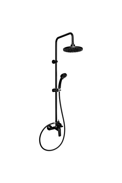 OEM Σταθερό σύστημα ντους με αναμικτήρα Ferro, 3 λειτουργίες, μαύρο