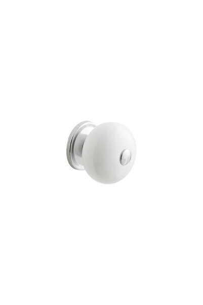 OEM Πόμολο επίπλων Inspire Gabi, Ø 39 mm, πορσελάνη, λευκό, γυαλιστερό φινίρισμα