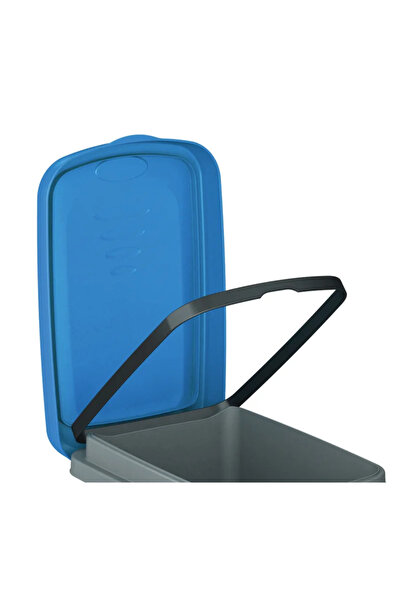 OEM Cos de gunoi Home , din plastic, deschidere capac, 15 L, albastru