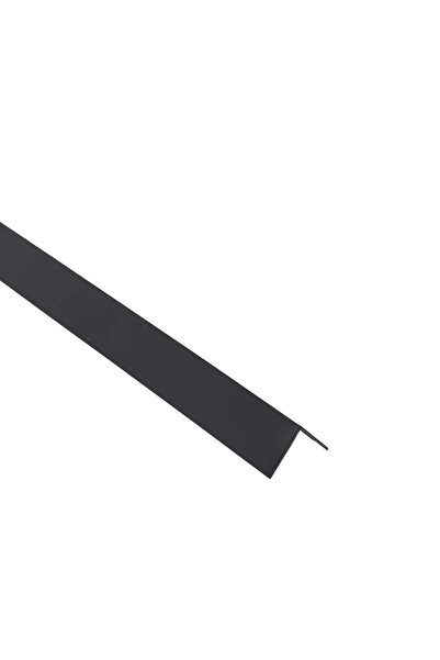 STANDERS Γωνία PVC, 20 X 20 X 1 mm, L = 1 μέτρο, ματ μαύρο