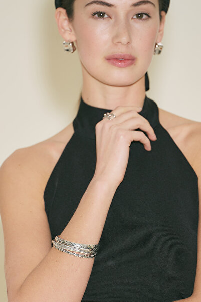 Manuka طقم أساور هينا فضي