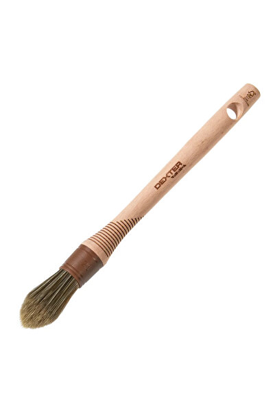 Dexter Pro round brush, for glazing, width 21 mm, wooden handle