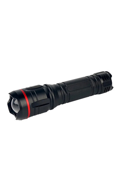Lexman Lexman LED flashlight, 1200 lm, aluminum, with zoom function, black