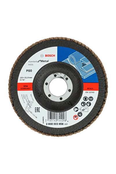 OEM Disc polizare Bosch, pentru otel/metal, Ø 125 mm, G80