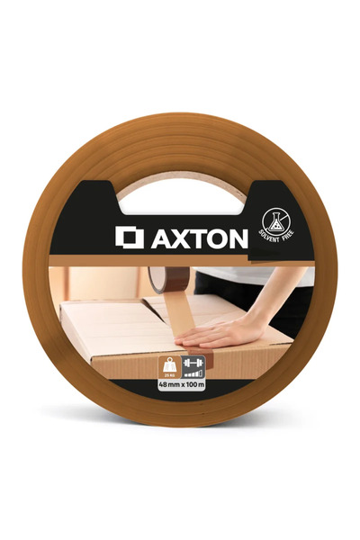 Axton Ταινία συσκευασίας Axton, 48 mm x 100 μέτρα, καφέ