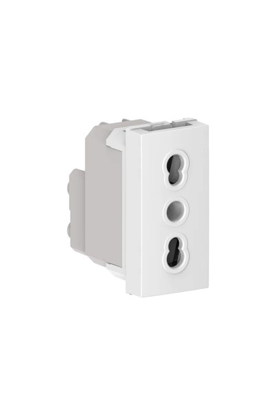 OEM Simple socket for 1 module, Himel, IP20, white