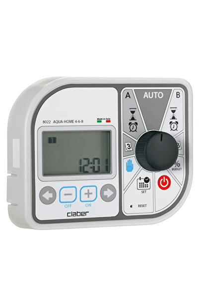 OEM Claber irrigation controller, Aqua Home, indoor, 4-6-8 zones