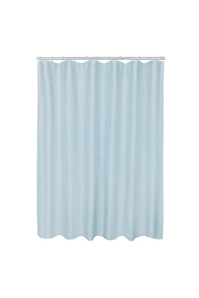 sensea Perdea dus Easy Aqua, din poliester, 180 x 200 centimetri, albastru