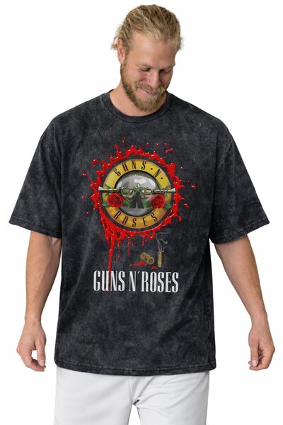 SEVBANO Σχεδιασμός Guns N' Roses Rock Metal Music Group Τυπωμένο Unisex Overs...