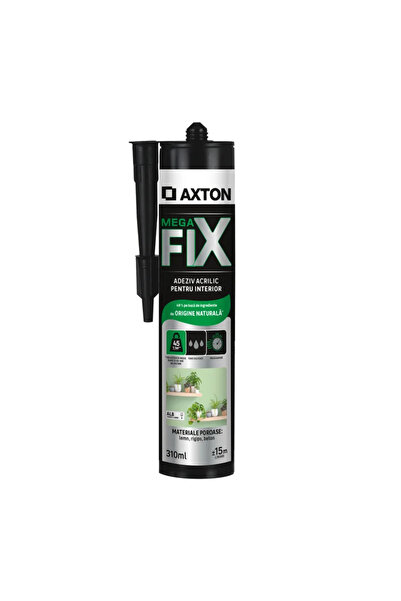 Axton Adeziv bio Axton, de asamblare si montaj, acrilic, 300 ml, bej
