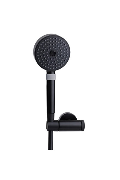 sensea Σετ κεφαλής ντους με λάστιχο και βάση Neo Trio, 2 λειτουργίες, μαύρο