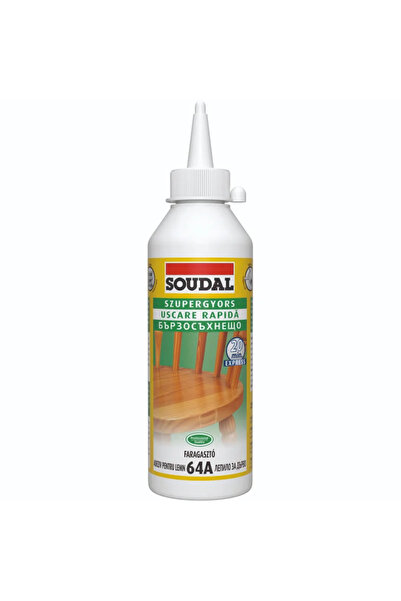 OEM Adeziv Soudal 64A, de constructii, pentru lemn D2, 250 g, transparent