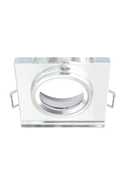 Inspire Spot incastrat Rende, GU10, 50 W, sticla, patrat, IP23