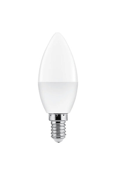 OEM Decorative LED bulb, E14, C37, 5 W, cool white, 6500K, 450lm, candle type