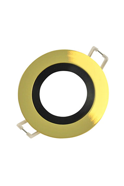 OEM Febe recessed spotlight, 1 x GU10, 8 W, round, gold-black