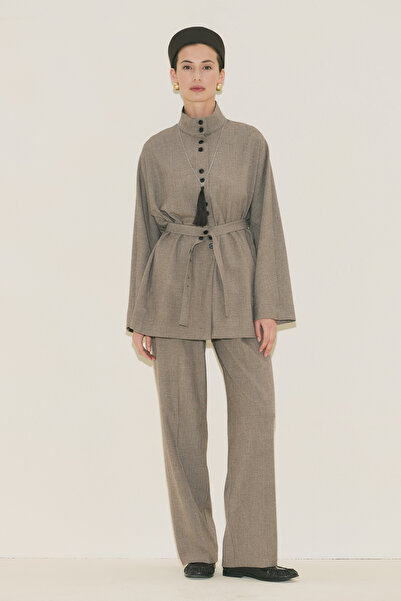 Manuka Belted Jacket Mink