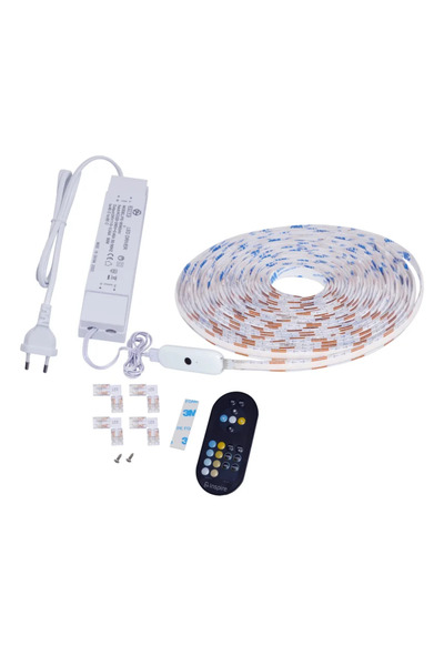Inspire Kit banda LED Cutflexi, 10 metri, COB, CCT, dimabil, 1000 lm/m, cu te...