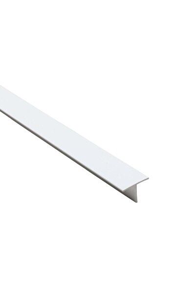 STANDERS Προφίλ PVC σε σχήμα Τ, 25 x 18 x 1,5 mm, Μ = 1 μέτρο, ματ λευκό