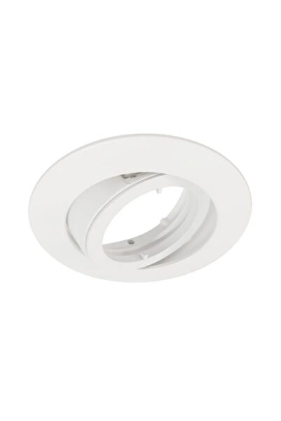 Inspire Bama recessed spotlight, adjustable, GU10, 10 W, round, white