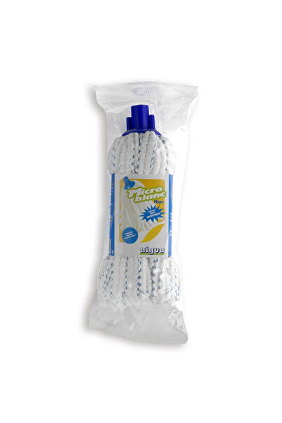 OEM Single mop refill, microfiber, braided yarn, white