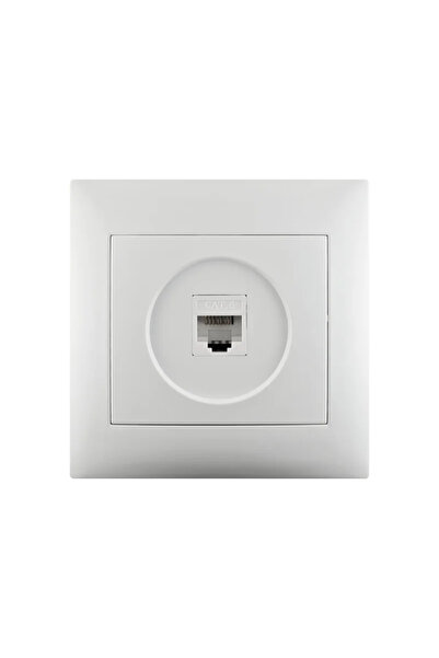 Lexman Data socket (RJ45) Lika, classic, IP20, white