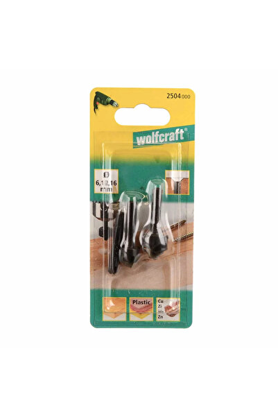OEM Set 3 zencuitoare WS Wolfcraft, 6 - 16 mm