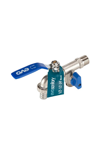 OEM Robinet dublu 3 cai, alama, 1/2 - 1/2 - 3/4''