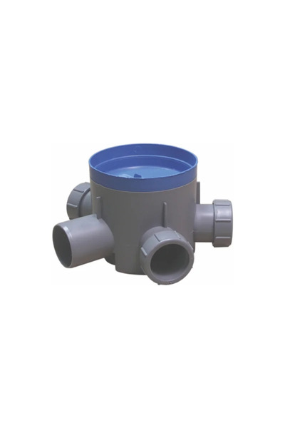 OEM Floor drain, polypropylene, 4 inlets Ø 40 mm - 1 outlet 50 mm, H 105 mm