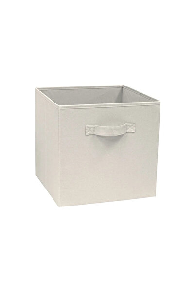 Spaceo Storage box 31 x 31 x 31 cm, Kub Trench 6, beige